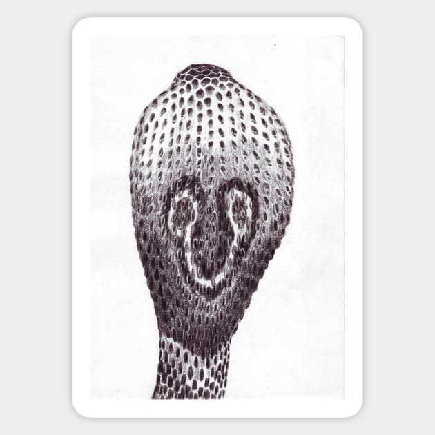 King Cobra Sticker by VeriArt